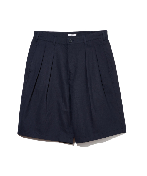 ZNO(ジーアンドオー)の「ジーアンドオー シグネチャーツーピンタックショーツ ネイビー(その他パンツ・メンズ・その他・X-LARGE/MEDIUM/LARGE)」の1枚目の写真