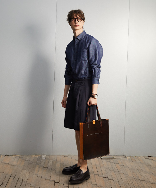 ZNO(ジーアンドオー)の「ジーアンドオー シグネチャーツーピンタックショーツ ネイビー(その他パンツ・メンズ・その他・X-LARGE/MEDIUM/LARGE)」の3枚目の写真