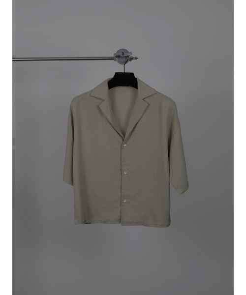 GOZER（ゴーザー）の「WINDY SHIRT_BEIGE（シャツ/ブラウス・メンズ・Beige・1/2）」の6枚目の写真
