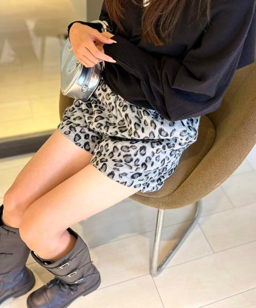 mebole（メボレ）の「レオパードモコパンツ（その他パンツ・レディース・ブラウン/グレー・FREE）」の9枚目の写真