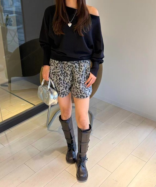 mebole（メボレ）の「レオパードモコパンツ（その他パンツ・レディース・ブラウン/グレー・FREE）」の13枚目の写真