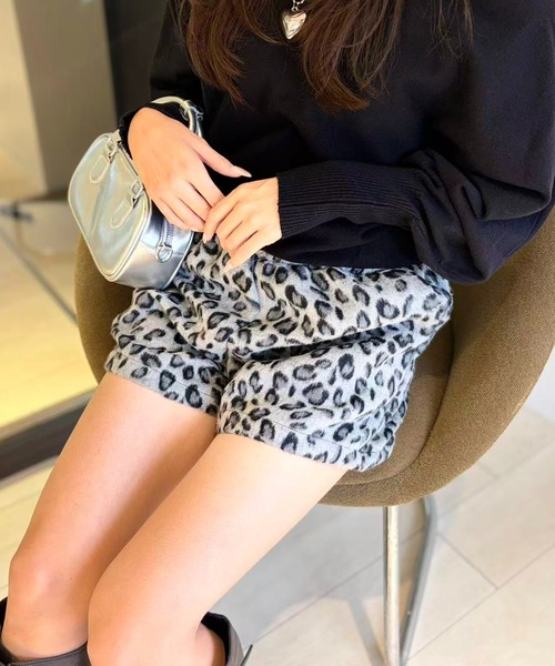 mebole（メボレ）の「レオパードモコパンツ（その他パンツ・レディース・ブラウン/グレー・FREE）」の8枚目の写真