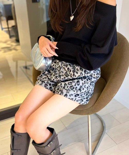 mebole（メボレ）の「レオパードモコパンツ（その他パンツ・レディース・ブラウン/グレー・FREE）」の10枚目の写真