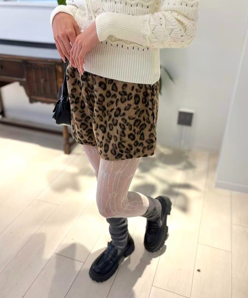 mebole（メボレ）の「レオパードモコパンツ（その他パンツ・レディース・ブラウン/グレー・FREE）」の17枚目の写真