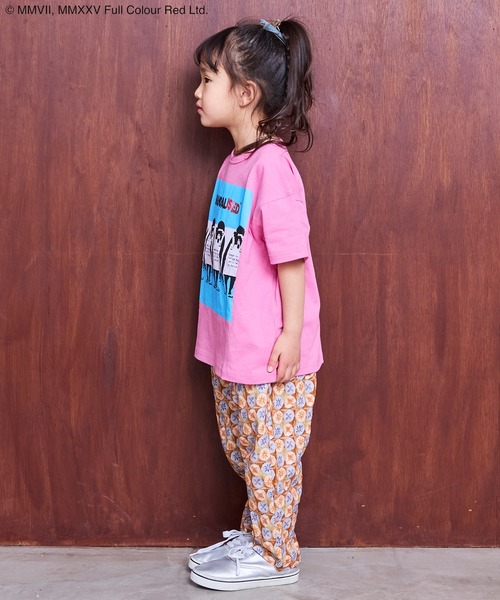 BRANDALISED（ブランダライズド）の「【BRANDALISED×MARKEY’S】別注プリントTee（Tシャツ/カットソー・キッズ・オフホワイト/チャコール/ピンク・100/95/90/80/150/140/130/120/110）」の6枚目の写真