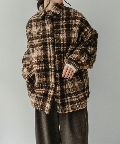 セール】【on:nue】[着用動画あり！] CPO チェック シャツジャケット