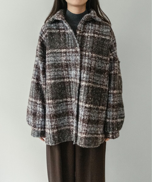 セール】【on:nue】[着用動画あり！] CPO チェック シャツジャケット