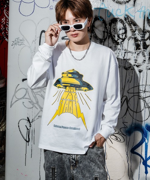 セール】【SIDEWAYSTANCE】UFO長袖Tシャツ（Tシャツ/カットソー）｜En