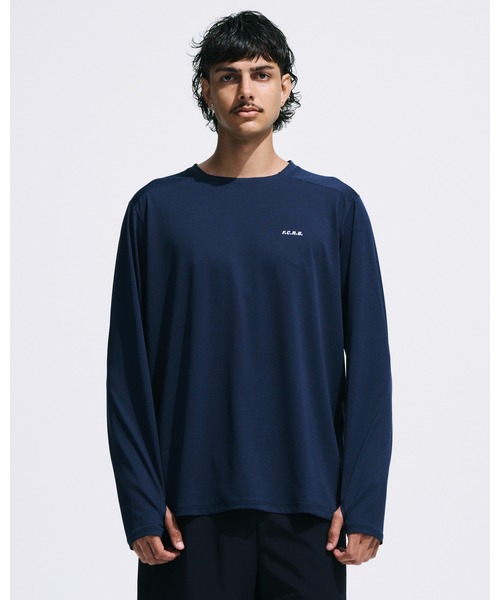 F.C.Real Bristol（エフシーレアルブリストル）の「L/S PRACTICE TOP（Tシャツ/カットソー・メンズ・ホワイト/ブラック/ネイビー/グレー・SMALL/MEDIUM/LARGE/X-LARGE）」の19枚目の写真