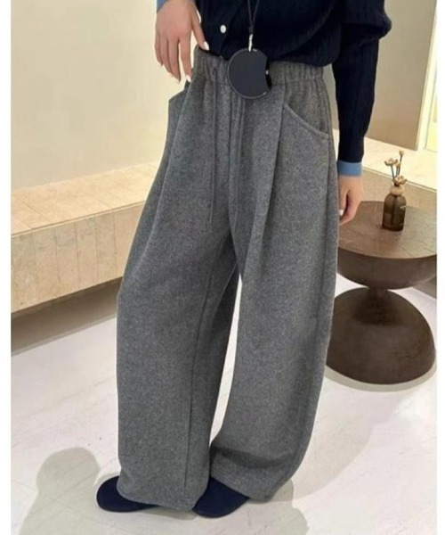 Ritzy（リッツィー）の「暖か イージーワイドパンツ（その他パンツ・レディース・グレー/ベージュ/ブラック・M/L）」の17枚目の写真