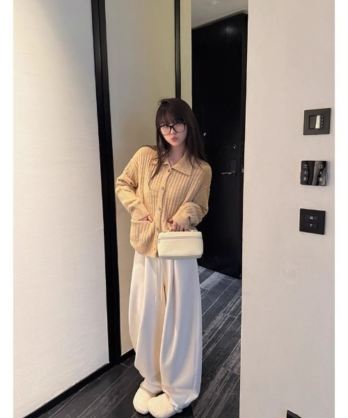 Ritzy（リッツィー）の「暖か イージーワイドパンツ（その他パンツ・レディース・グレー/ベージュ/ブラック・M/L）」の19枚目の写真