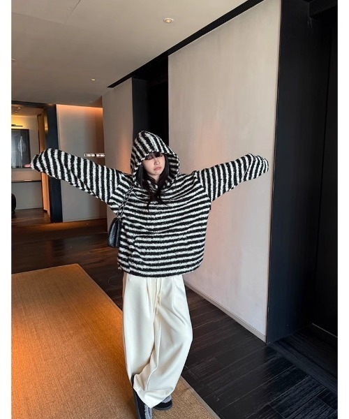 Ritzy（リッツィー）の「暖か イージーワイドパンツ（その他パンツ・レディース・グレー/ベージュ/ブラック・M/L）」の21枚目の写真