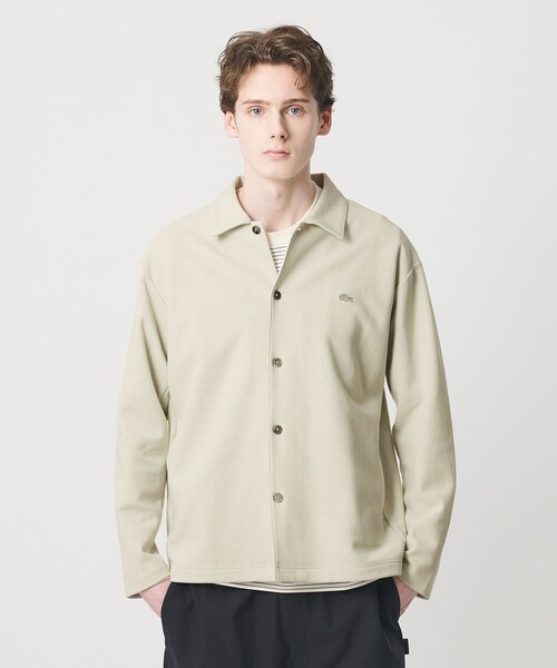 セール】＜LACOSTE for BEAUTY&YOUTH＞ワントーン シャツ ジャケット