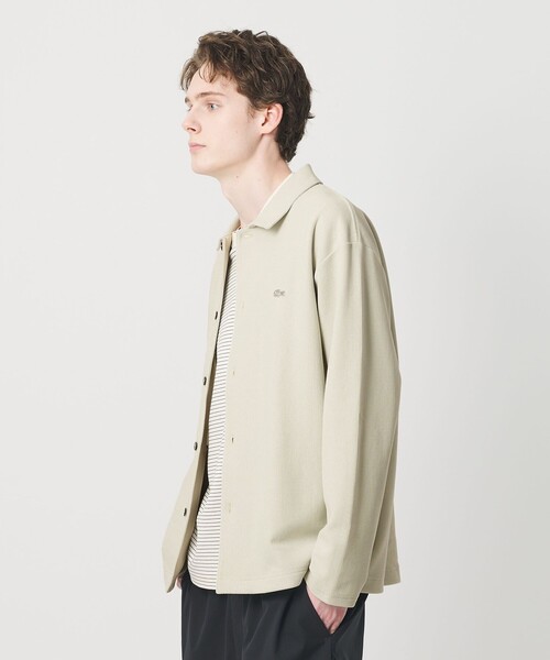 LACOSTE(ラコステ)の「<LACOSTE for BEAUTY&YOUTH>ワントーン シャツ ジャケット(カーディガン/ボレロ・メンズ・ブラック/ダークグレー/オフホワイト・L/S/M/XL)」の8枚目の写真