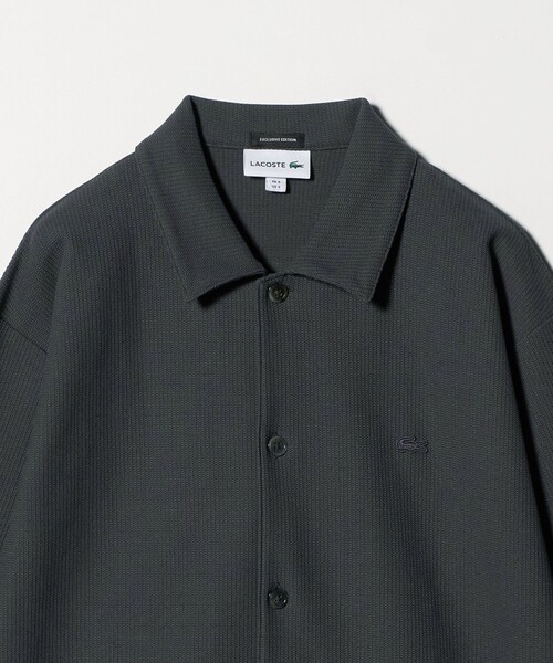 LACOSTE(ラコステ)の「<LACOSTE for BEAUTY&YOUTH>ワントーン シャツ ジャケット(カーディガン/ボレロ・メンズ・ブラック/ダークグレー/オフホワイト・L/S/M/XL)」の16枚目の写真
