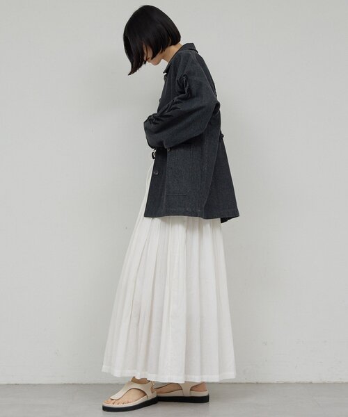 GALLARDAGALANTE（ガリャルダガランテ）の「【Dhritië】【手洗い可】エンブロイダリージャケット（デニムジャケット・レディース・ブラック/ホワイト・FREE）」の19枚目の写真