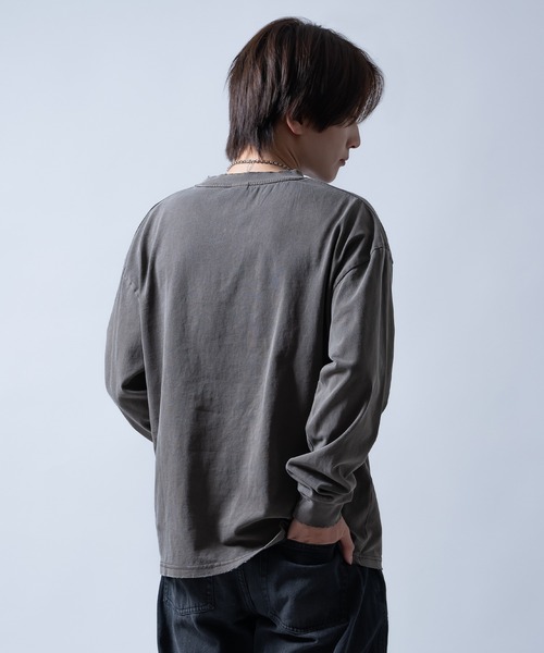SIDEWAY STANCE(サイドウェイスタンス)の「【SIDEWAY STANCE】ピグメント加工 プリント ロンT(Tシャツ/カットソー・メンズ・ブラック系/ブラウン/ブラック系1/ブラウン系1/ブラウン系/ブラック・X-LARGE/LARGE/MEDIUM/SMALL)」の12枚目の写真