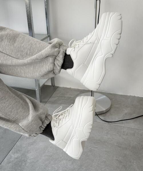 WEGO（ウィゴー）の「WEGO/厚底スニーカー（スニーカー・レディース・ブラック/ホワイト・SMALL/LARGE/MEDIUM）」の20枚目の写真