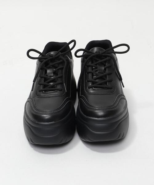 WEGO（ウィゴー）の「WEGO/厚底スニーカー（スニーカー・レディース・ブラック/ホワイト・SMALL/LARGE/MEDIUM）」の9枚目の写真