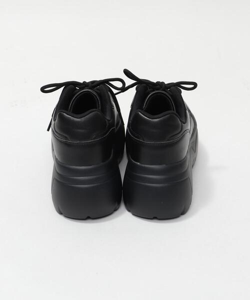 WEGO（ウィゴー）の「WEGO/厚底スニーカー（スニーカー・レディース・ブラック/ホワイト・SMALL/LARGE/MEDIUM）」の10枚目の写真