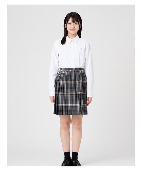 EASTBOY(イーストボーイ)の「シャツ 長袖 透けにくい ブラウス 女子 通学 制服 学生服 中学生 高校生 スクール (シャツ/ブラウス・キッズ・オフホワイト・9号/11号/7号/13号)」の10枚目の写真