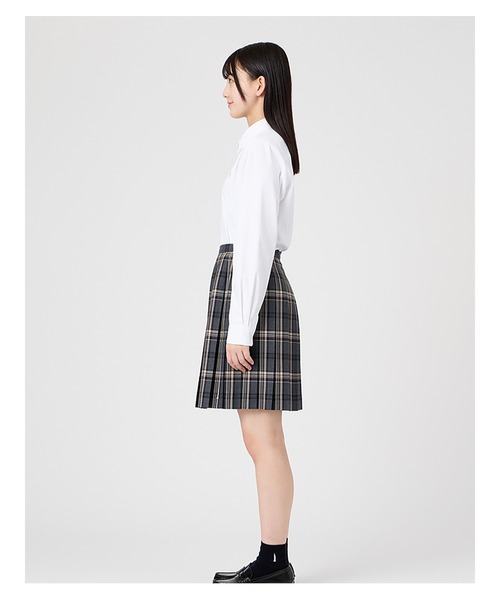 EASTBOY(イーストボーイ)の「シャツ 長袖 透けにくい ブラウス 女子 通学 制服 学生服 中学生 高校生 スクール (シャツ/ブラウス・キッズ・オフホワイト・9号/11号/7号/13号)」の12枚目の写真