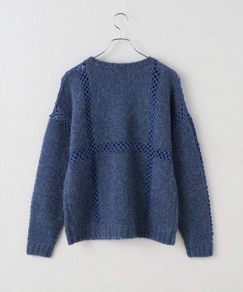 セール】カギアミキリカエニットプルオーバー（ニット/セーター