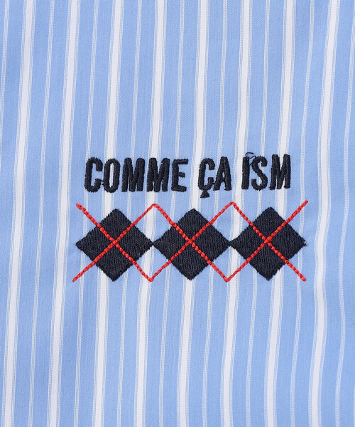 COMME CA ISM(コムサイズム)の「ストライプワンピース(ワンピース・キッズ・ネイビー/サックスブルー・100cm/110cm/120cm/130cm/140cm/150cm)」の10枚目の写真