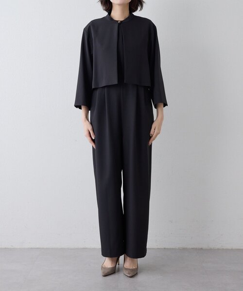 THE PAUSE】ジャケットセットオールインワン（つなぎ/オールインワン