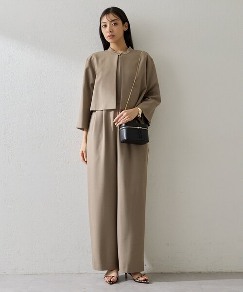 THE PAUSE（ザ ポーズ）の「【THE PAUSE】ジャケットセットオールインワン（つなぎ/オールインワン・レディース・ブラック/モカ・FREE）」の18枚目の写真