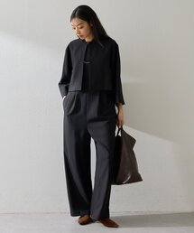 Whim Gazette｜ウィムガゼットのオールインワン・サロペット（ブラック