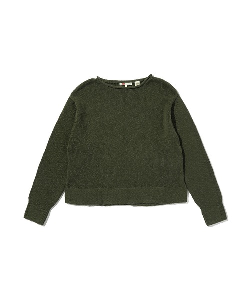 Levi's(リーバイス)の「Levi's/リーバイス LAETITIA ブークレプルオーバー(ニット/セーター・レディース・グリーン・M/S/XS)」の8枚目の写真