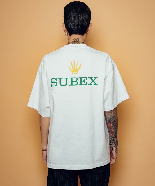 Subciety（サブサエティ）の「SUBEX tee（Tシャツ/カットソー・メンズ・ホワイト/グリーン/ブラック・SMALL/MEDIUM/LARGE/X-LARGE）」の18枚目の写真