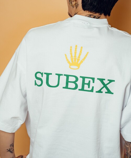 Subciety（サブサエティ）の「SUBEX tee（Tシャツ/カットソー・メンズ・ホワイト/グリーン/ブラック・SMALL/MEDIUM/LARGE/X-LARGE）」の20枚目の写真