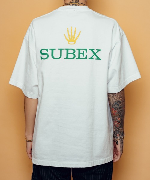 Subciety（サブサエティ）の「SUBEX tee（Tシャツ/カットソー・メンズ・ホワイト/グリーン/ブラック・SMALL/MEDIUM/LARGE/X-LARGE）」の2枚目の写真