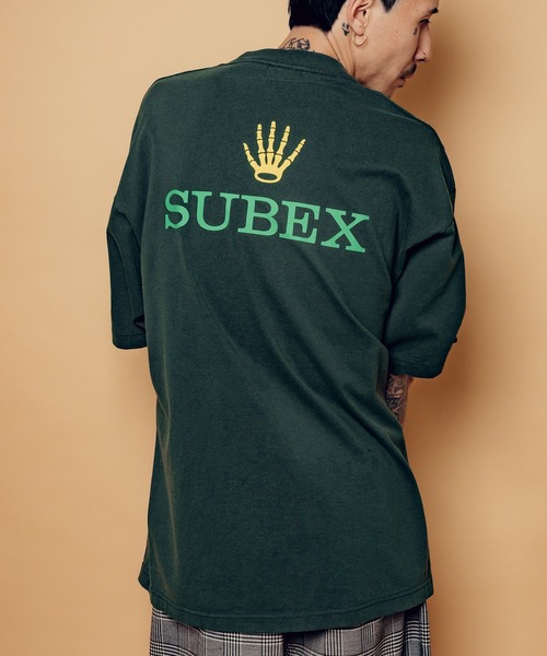 Subciety（サブサエティ）の「SUBEX tee（Tシャツ/カットソー・メンズ・ホワイト/グリーン/ブラック・SMALL/MEDIUM/LARGE/X-LARGE）」の3枚目の写真