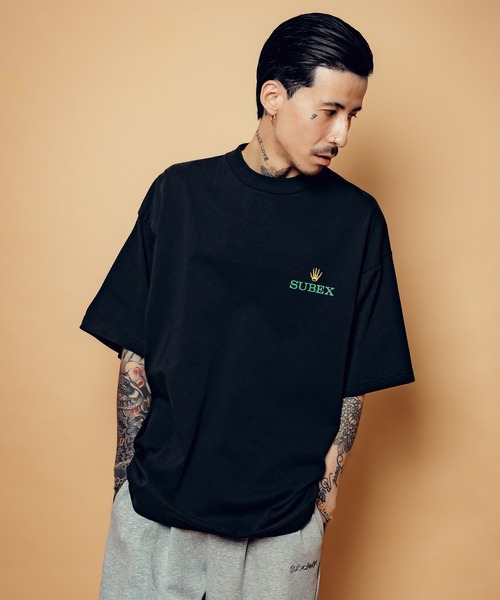 Subciety（サブサエティ）の「SUBEX tee（Tシャツ/カットソー・メンズ・ホワイト/グリーン/ブラック・SMALL/MEDIUM/LARGE/X-LARGE）」の11枚目の写真