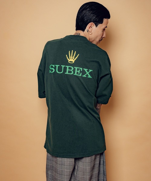 Subciety（サブサエティ）の「SUBEX tee（Tシャツ/カットソー・メンズ・ホワイト/グリーン/ブラック・SMALL/MEDIUM/LARGE/X-LARGE）」の15枚目の写真