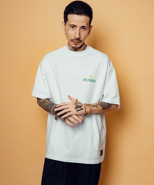Subciety（サブサエティ）の「SUBEX tee（Tシャツ/カットソー・メンズ・ホワイト/グリーン/ブラック・SMALL/MEDIUM/LARGE/X-LARGE）」の8枚目の写真