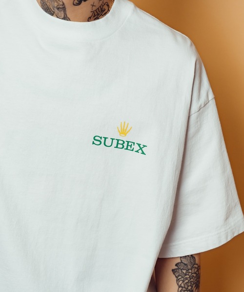 Subciety（サブサエティ）の「SUBEX tee（Tシャツ/カットソー・メンズ・ホワイト/グリーン/ブラック・SMALL/MEDIUM/LARGE/X-LARGE）」の9枚目の写真