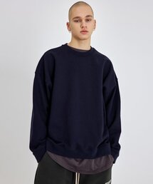 ATTENTIONROW（アテンションロー）の「スペシャルレギュラーオーバーフィット980gヘビーマンツーマン（ネイビー）（スウェット）」