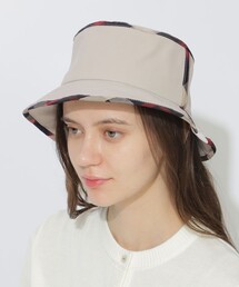 ブラックレーベル　クレストブリッジ　 バケットハット　日本製　裏地チェック BLUE LABEL / BLACK LABEL CRESTBRIDGE｜ブルーレーベル / ブラック