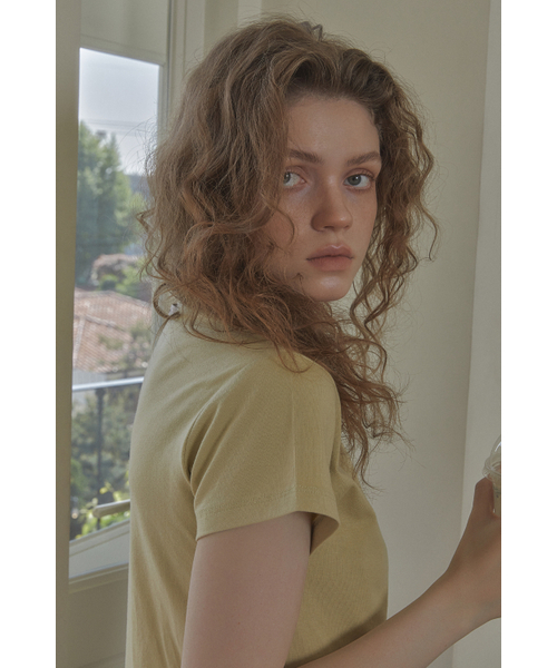 LETERIE(レテリー)の「LR CROPPED T-SHIRT_LIME(Tシャツ/カットソー・レディース・ライム・FREE)」の3枚目の写真