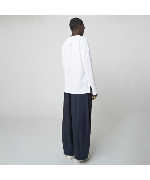 ATHPLATFORM(アスプラットフォーム)の「AU32TL02 ルーズフィットレイヤートップ_ホワイト(Tシャツ/カットソー・レディース・その他・FREE)」の4枚目の写真