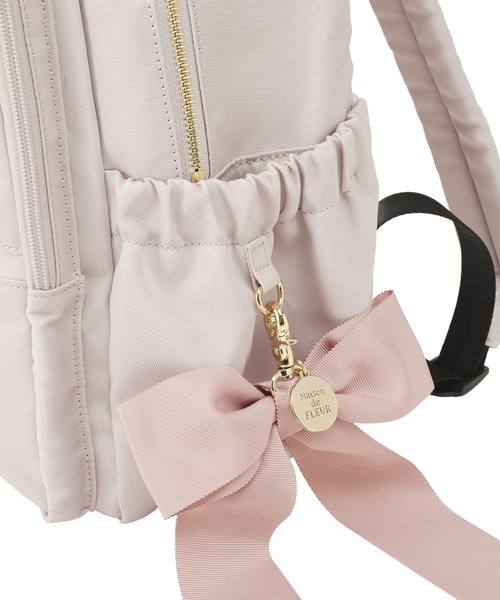 Maison de FLEUR（メゾンドフルール）の「撥水加工ポケットリュック（バックパック/リュック・レディース・ピンク系その他/ブラック・FREE）」の20枚目の写真