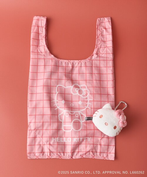 BIRTHDAY BAR(バースデイバー)の「【Sanrio characters】フェイスポーチ付きエコバッグ(エコバッグ/サブバッグ・レディース・レッド/ブルー・0)」の1枚目の写真