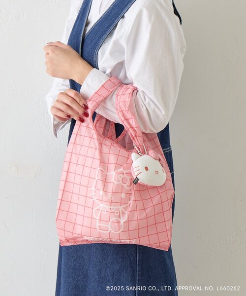 BIRTHDAY BAR(バースデイバー)の「【Sanrio characters】フェイスポーチ付きエコバッグ(エコバッグ/サブバッグ・レディース・レッド/ブルー・0)」の20枚目の写真