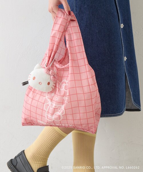 BIRTHDAY BAR(バースデイバー)の「【Sanrio characters】フェイスポーチ付きエコバッグ(エコバッグ/サブバッグ・レディース・レッド/ブルー・0)」の22枚目の写真