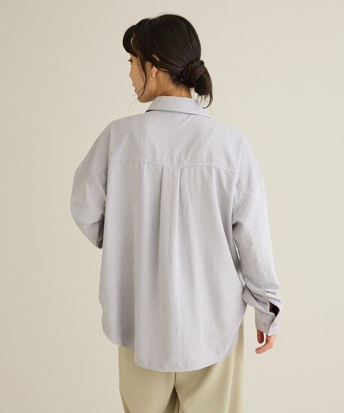 CRAFT STANDARD BOUTIQUE(クラフトスタンダードブティック)の「とろみワークシャツ(シャツ/ブラウス・レディース・ライトパープル/ライトグリーン・FREE)」の22枚目の写真