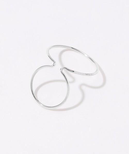 SASKIA DIEZ（サスキアディッツ）の「SASKIA DIEZ ダブルサークル イヤーカフ（イヤーカフ・レディース・シルバー・FREE）」の3枚目の写真